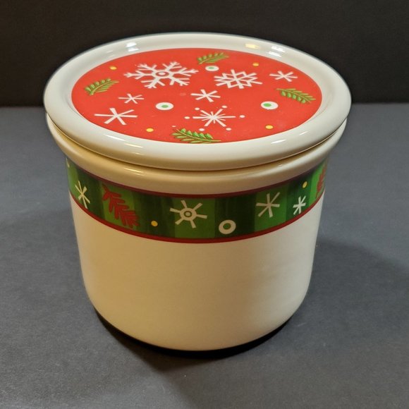 Longaberger Other - Longaberger Holiday 1 Pint Salt Crock with Lid